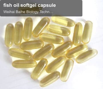 fish oil softgel capsule