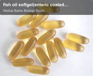 fish oil softgel(enteric coated) capsule