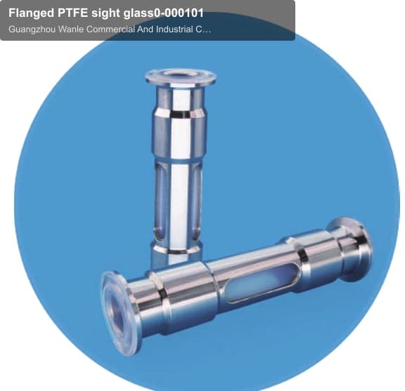 Flanged PTFE sight glass0-000101