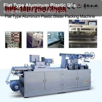 Flat Type Aluminum Plastic Blister Packing Machine