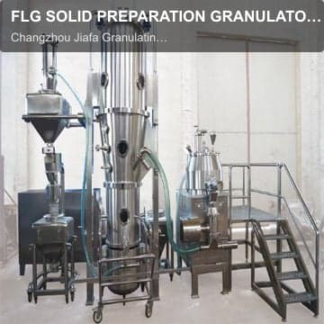 FLG SOLID PREPARATION GRANULATOR SERIES