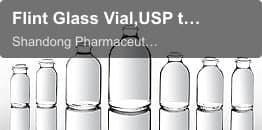 Flint Glass Vial,USP type I,II,II