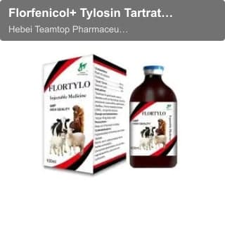 Florfenicol+ Tylosin Tartrate Injection 5%+10%