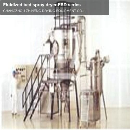 Fluidized bed spray dryer FSD series