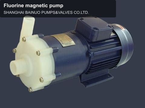 Fluorine magnetic pump