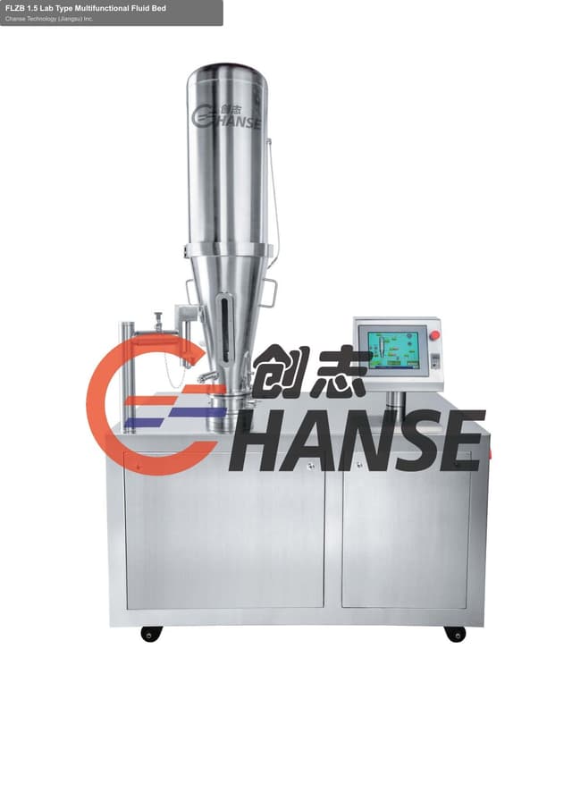 FLZB 1.5 Lab Type Multifunctional Fluid Bed