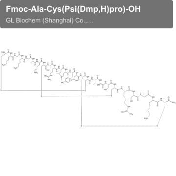 Fmoc-Ala-Cys(Psi(Dmp,H)pro)-OH
