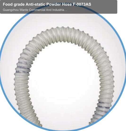 Food grade Anti-static Powder Hose F-0073AS