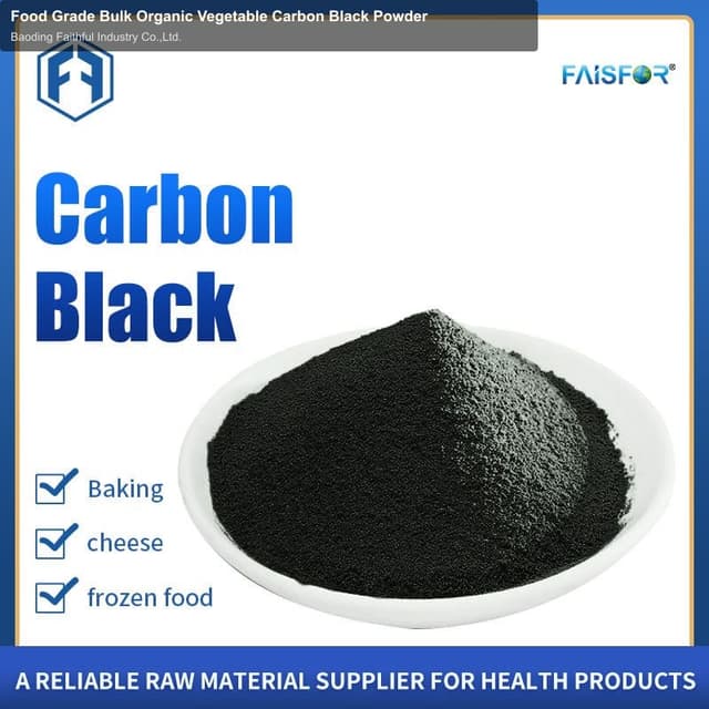 Food Grade Bulk Organic Vegetable Carbon Black Powder