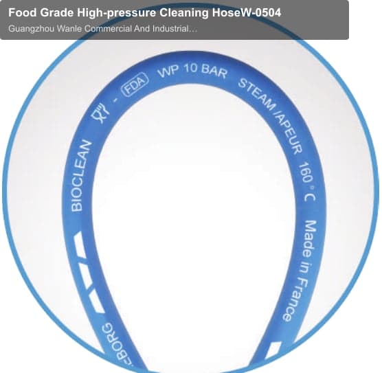 Food Grade High-pressure Cleaning HoseW-0504