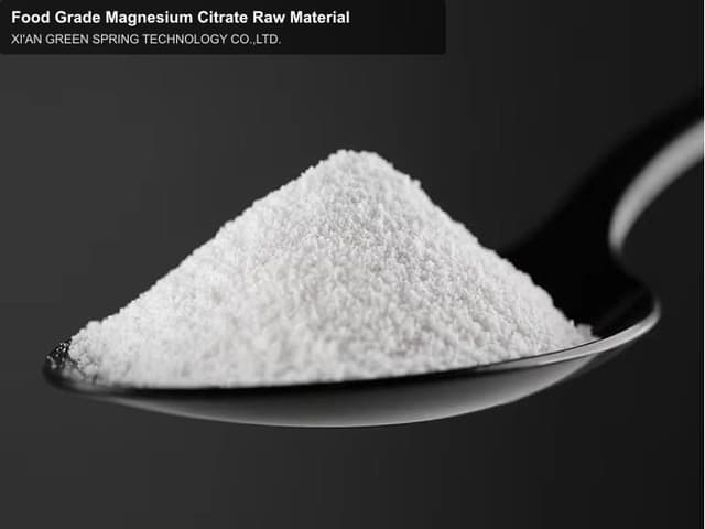 Food Grade Magnesium Citrate Raw Material