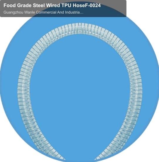 Food Grade Steel Wired TPU HoseF-0024
