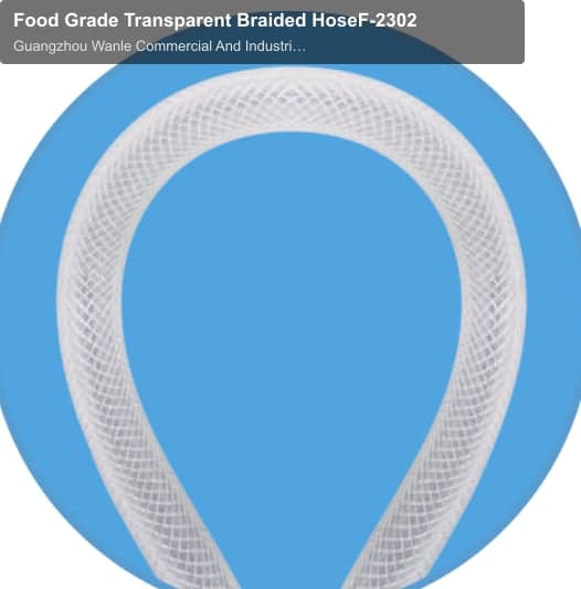Food Grade Transparent Braided HoseF-2302