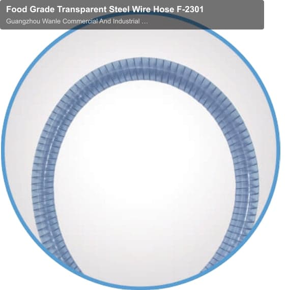 Food Grade Transparent Steel Wire Hose F-2301