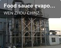 Food sauce evaporator