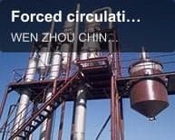 Forced circulation evaporator