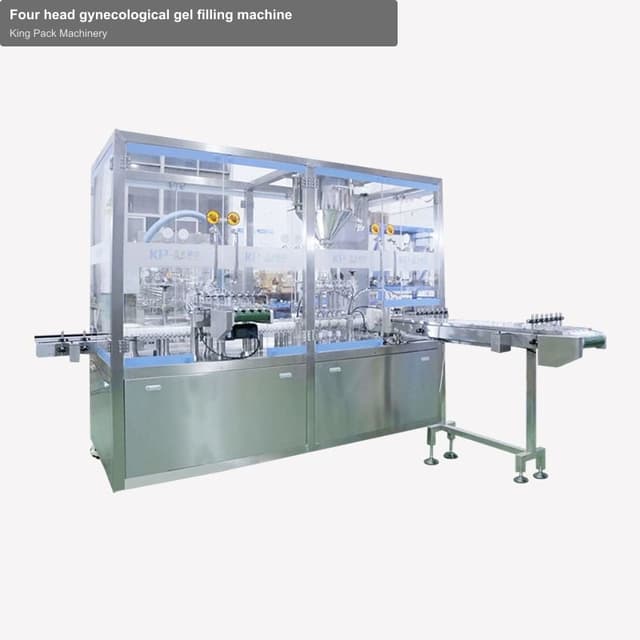 Four head gynecological gel filling machine