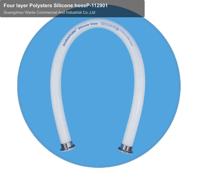 Four layer Polysters Silicone hoseP-112901