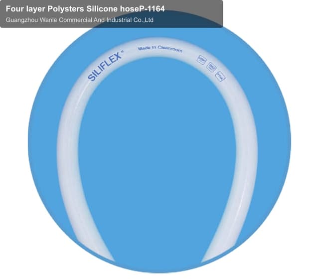 Four layer Polysters Silicone hoseP-1164