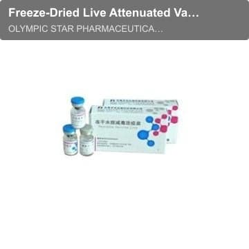 Freeze-Dried Live Attenuated Varicella Vaccine