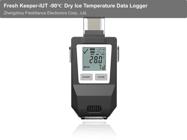 Fresh Keeper-IUT -90℃ Dry Ice Temperature Data Logger