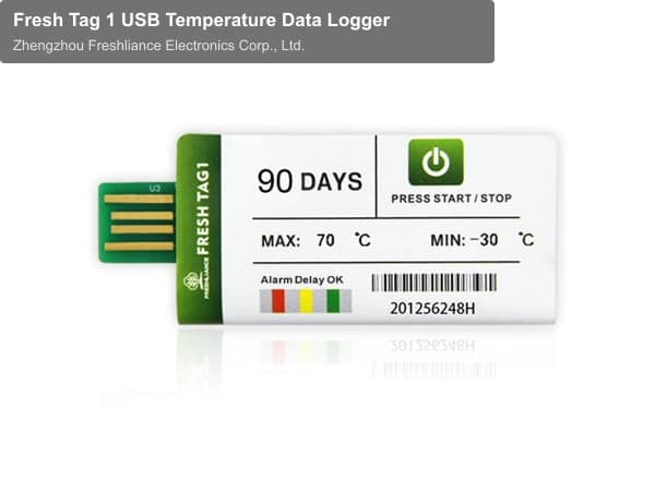 Fresh Tag 1 USB Temperature Data Logger