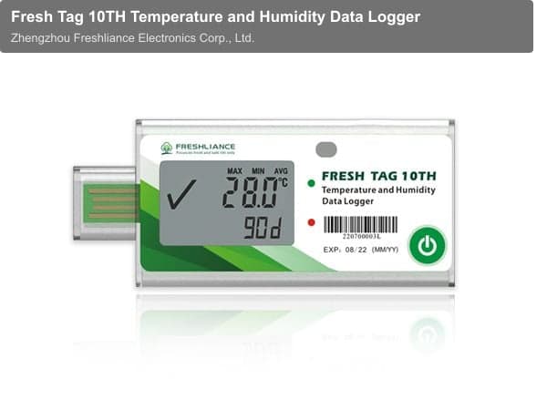 Fresh Tag 10TH Temperature and Humidity Data Logger