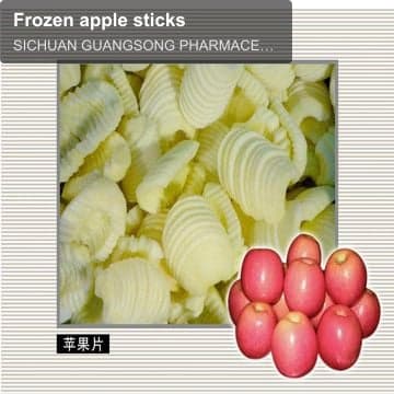 Frozen apple sticks
