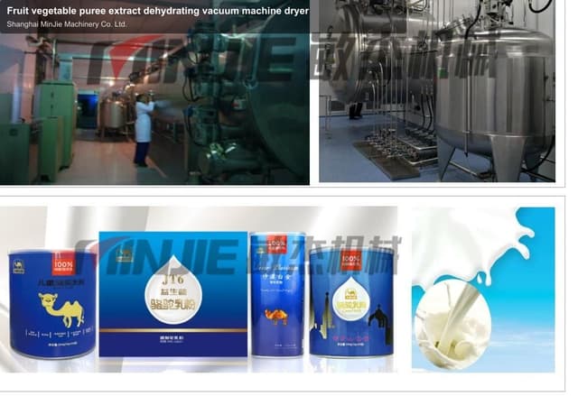 Fruit vegetable puree extract dehydrating vacuum machine dryer