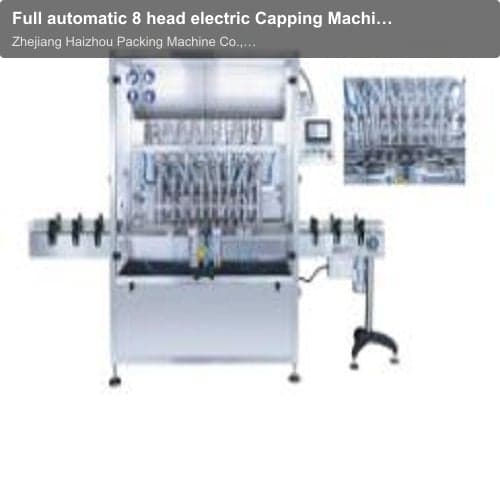 Full automatic 8 head electric Capping Machine
