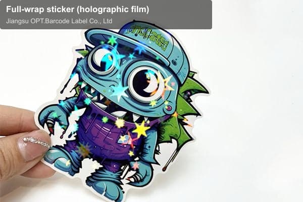 Full-wrap sticker (holographic film)
