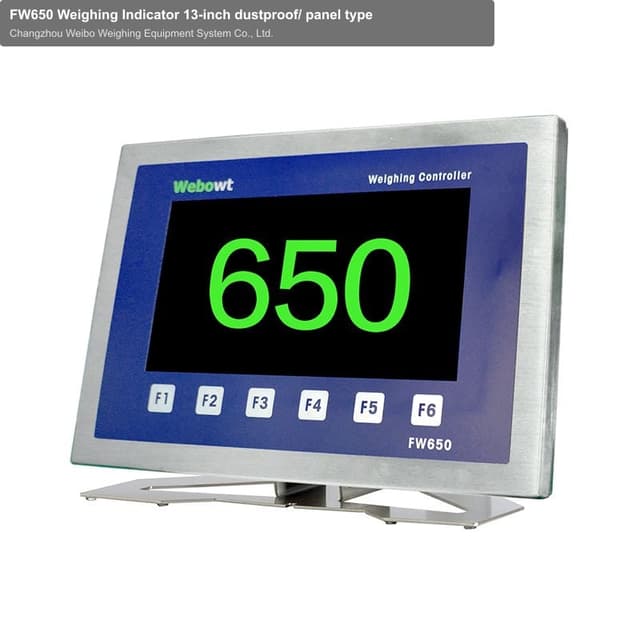 FW650 Weighing Indicator 13-inch dustproof/ panel type