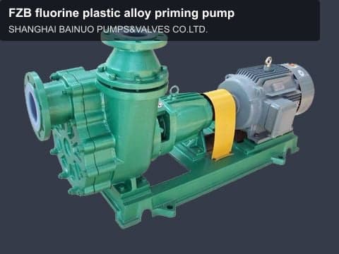 FZB fluorine plastic alloy priming pump