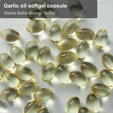 Garlic oil softgel capsule