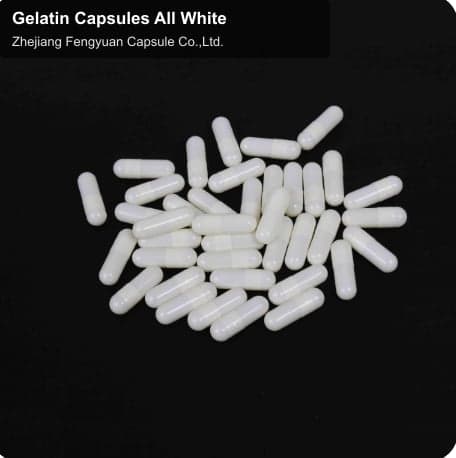 Gelatin Capsules All White