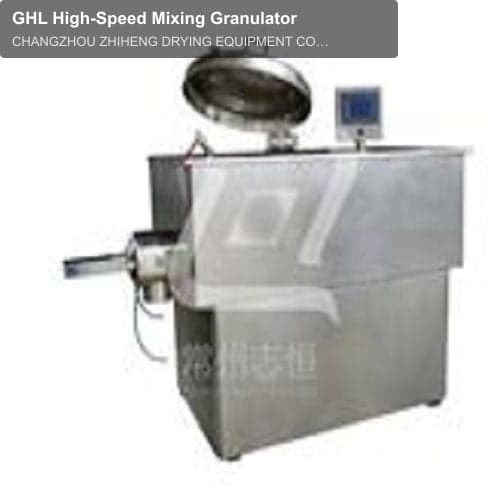 GHL High-Speed ​​Mixing Granulator