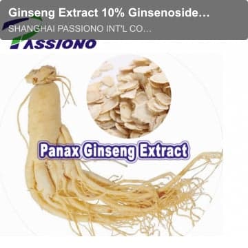 Ginseng Extract 10% Ginsenosides by HPLC