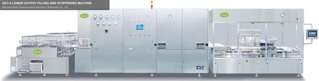 GKY-4 LOWER OUTPUT FILLING AND STOPPERING MACHINE