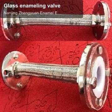 Glass enameling valve