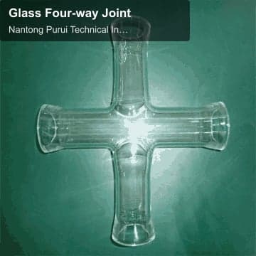 Glass Four-way Joint