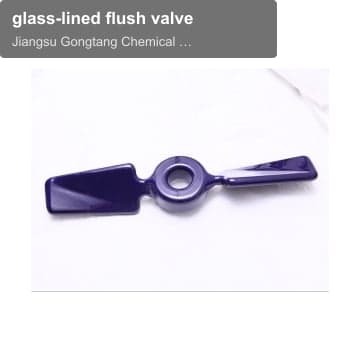 glass-lined flush valve