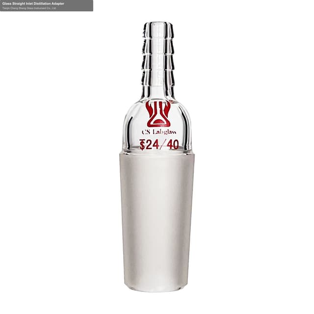 Glass Straight Inlet Distillation Adapter