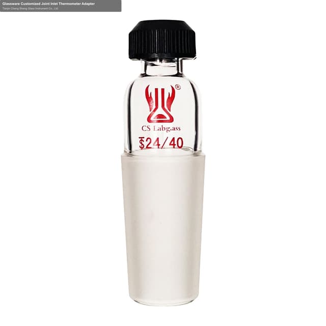 Glassware Customized Joint Inlet Thermometer Adapter