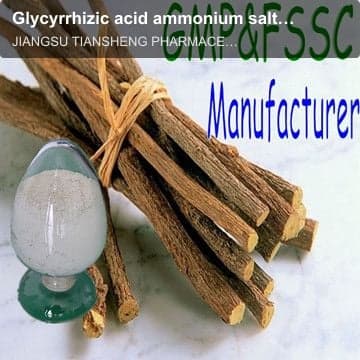 Glycyrrhizic acid ammonium salt from GMP factory in China