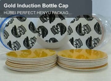 Gold Induction Bottle Cap