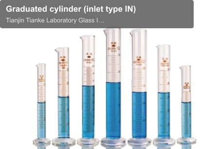 Graduated cylinder (inlet type lN)