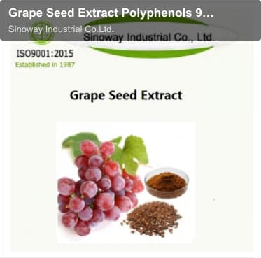 Grape Seed Extract Polyphenols 95% by UV , OPC(Oligomeric Proantho Cyanidins) 95% by UV