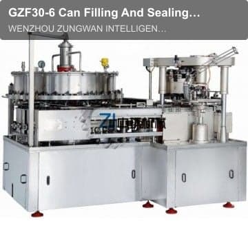GZF30-6 Can Filling And Sealing Machine