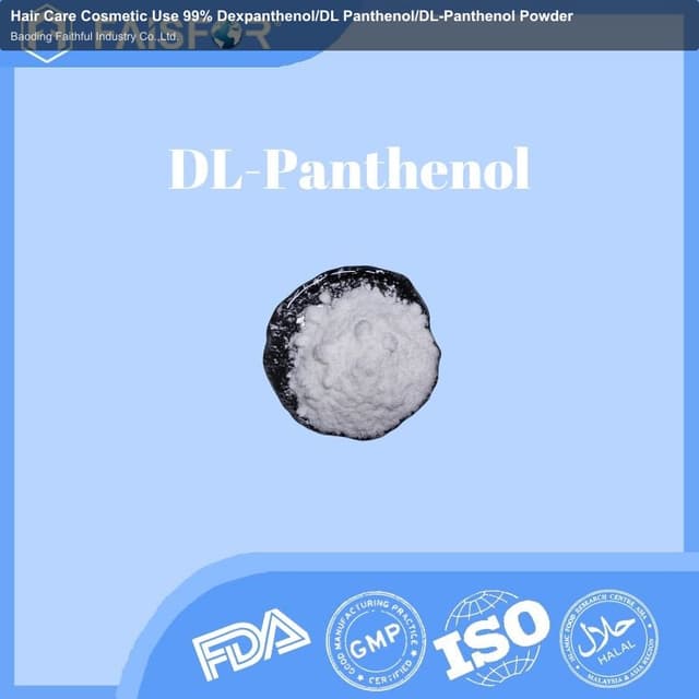 Hair Care Cosmetic Use 99% Dexpanthenol/DL Panthenol/DL-Panthenol Powder