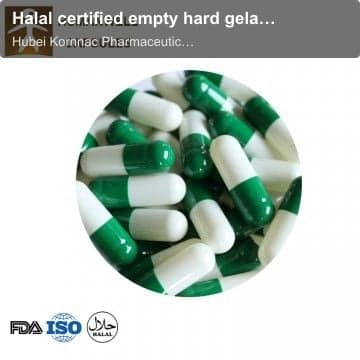 Halal certified empty hard gelatin capsules